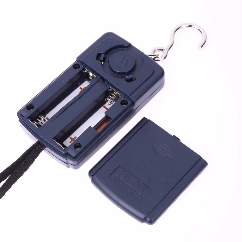 40 кг x 10 г Мини цифровые весы для рыбалки багажа путешествия вес ing Steelyard подвесные