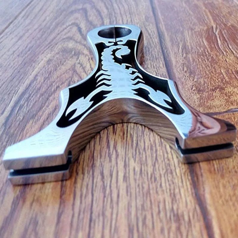 Рогатка из нержавеющей стали с 3 плоскими резинками для стрельбы лука | Лук и