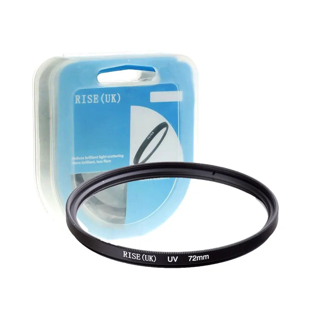 Бесплатная доставка 72 мм RISE (UK) УФ фильтр объектива объектив протектор для