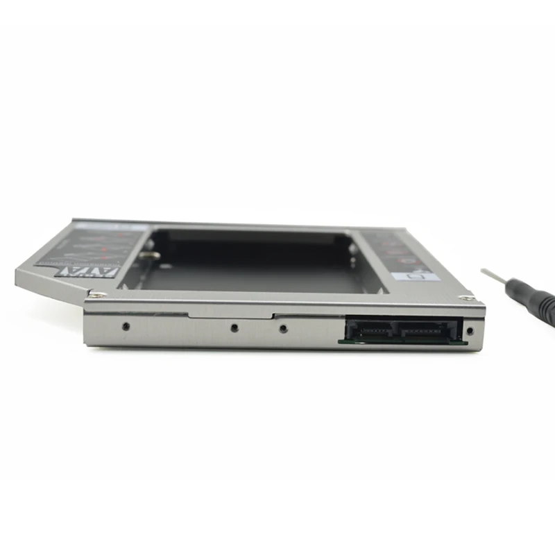 Алюминий Универсальный интерфейс SATA 3 0 HDD Caddy 9 5 мм для 2 &quot9 мм/9 SSD чехол Корпус