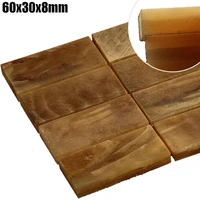 natural sheep ox horn bone knife handle patch plate diy tools material carving material 70x50x5mm error 1mm