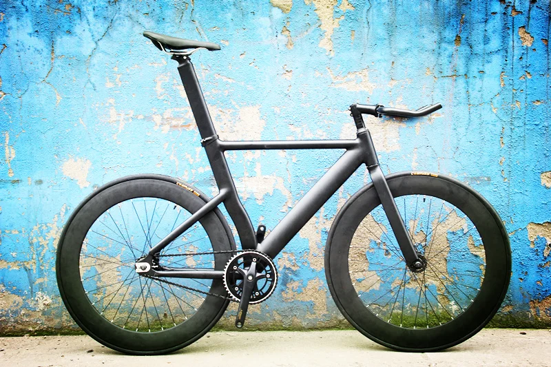 Супер мышечной велосипед fixed gear трек Односкоростной fixie матовый цвет гладкой