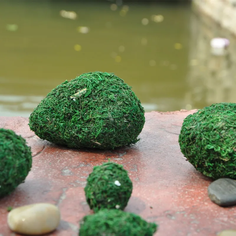 Искусственный мох трава искусственный камень искусственное украшение свадебное