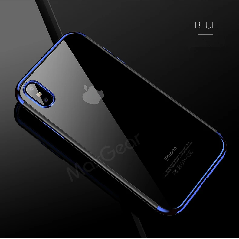 Для iphone XS чехол для MAX XR силиконовый чехол для iphone X 6 6S 7 8 Plus Роскошный тонкий защитный чехол для телефона мягкий чехол для iphone X