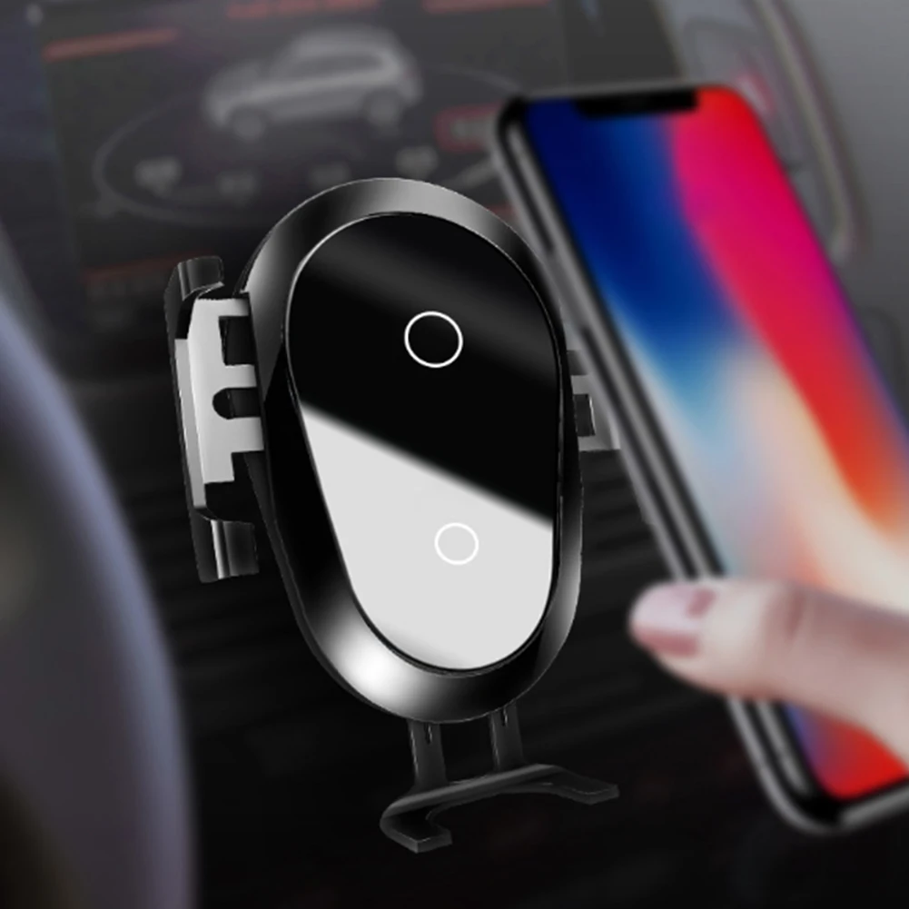 QI Беспроводное Автомобильное зарядное устройство Держатель для Samsung S10 Plus