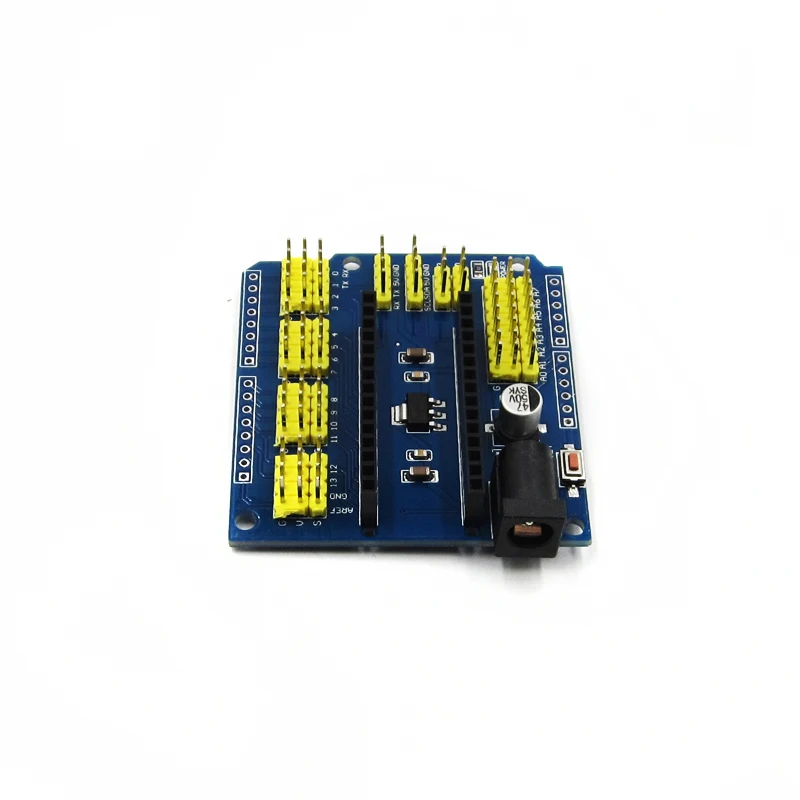 1PCS NANO I / O Expansion sensor Shield Module For Arduino UNO R3 Nano V3.0 | Электронные компоненты и