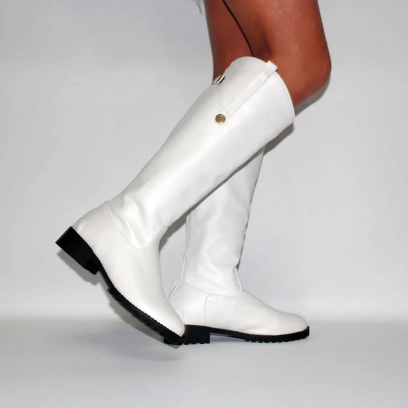 

ASUMER big size 33-43 fashion winter boots for women round toe med heels keep warm snow boots comfortable knee high boots women