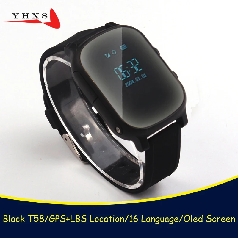 Умные детские oled часы SOS Вызов gps локатор трекер для детей старшего возраста анти