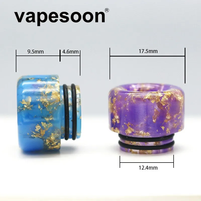 

VapeSoon High Quality 810 Drip Tip Vape resin driptip E-cigarette wide bore Mouthpieces for Vape Tank Vaporizer Atomizer 1pcs