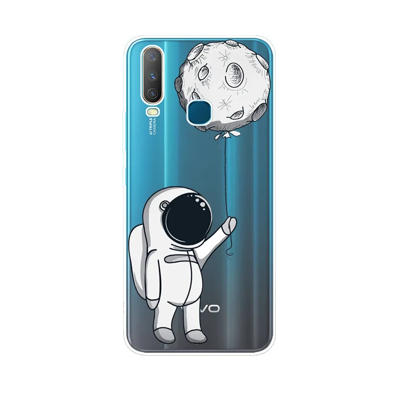 Чехол для Vivo Y17, мягкий силиконовый чехол из ТПУ для VIVO v17 neo Y91C Y91 Y15 Y12 V15 V15Pro Pro, чехол для телефона s для VivoY17 y95