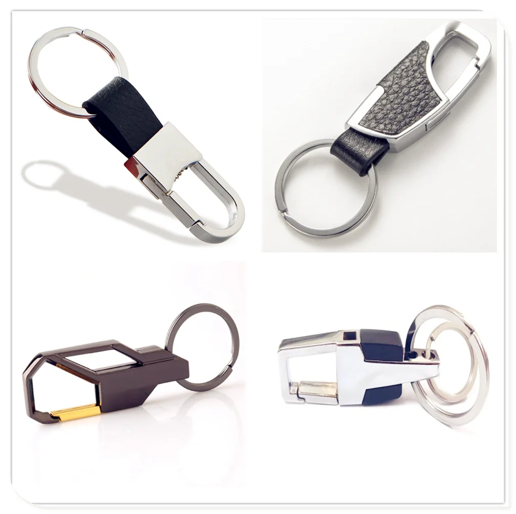 Кожаный металлический мужской брелок для ключей стайлинга автомобиля Audi A4 Avant