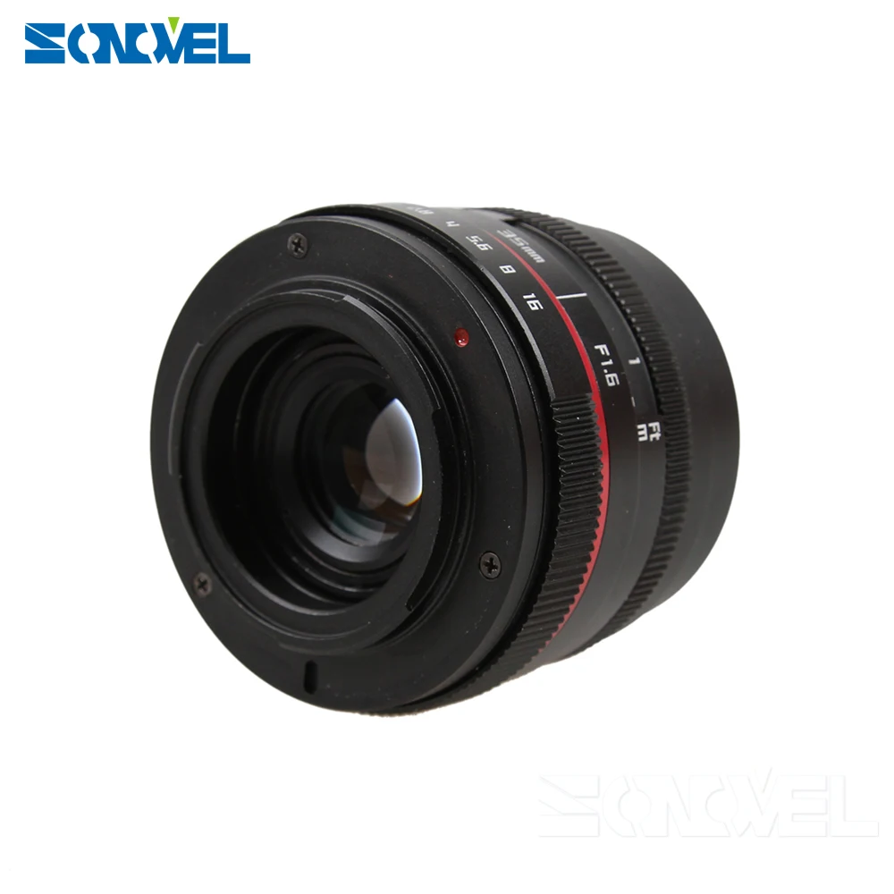 Ручная широкоугольная линза 35 мм F1.6 для Sony E крепление с углом обзора поворота под
