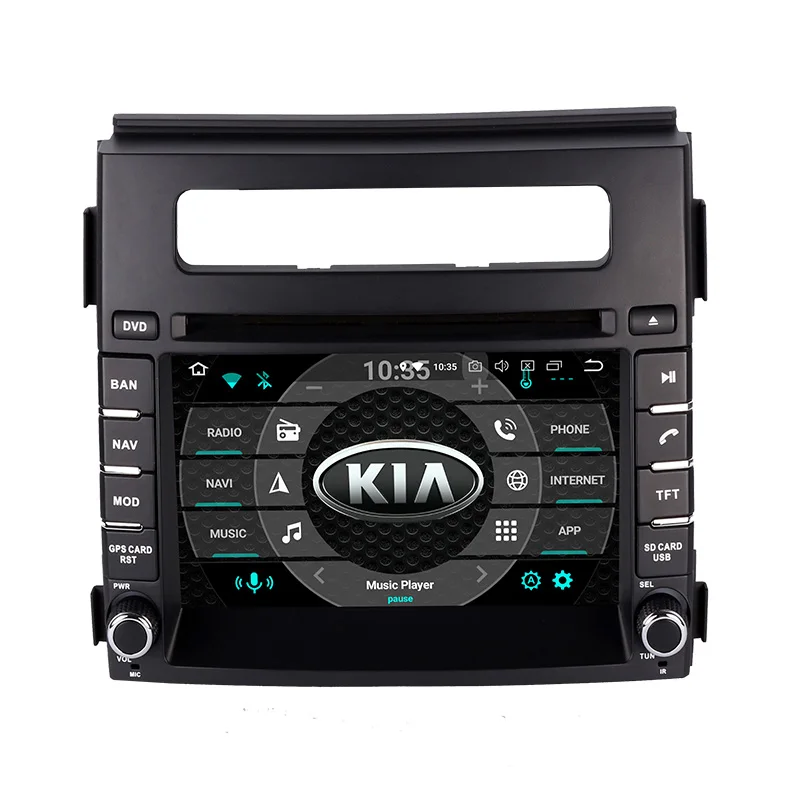 Автомагнитола Belsee 2 Din 4 Гб 9 0 дюймов Android стерео сенсорный экран GPS DVD