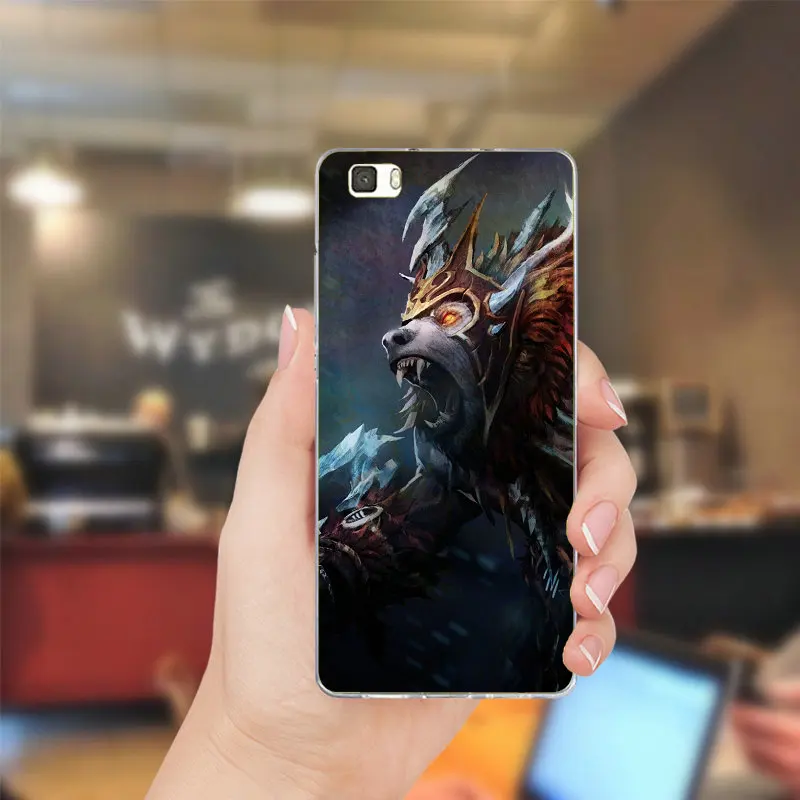 Горячие игры Dota 2 Дизайн Мягкий ТПУ случаи мобильного телефона чехол для Huawei P8 P9 P10