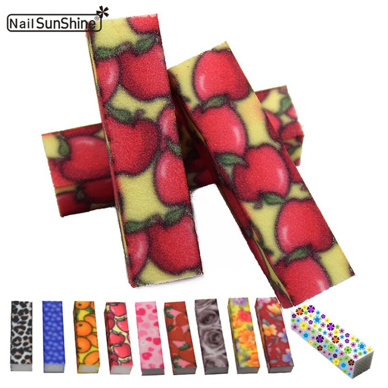 

4pcs/set Beauty Design nail File Sanding Block Sponge Emery Board Polishing Grinding Nail Manicure 4 Side Acrylic Nail Supplies