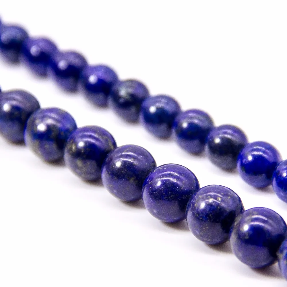 

CCHGM Hot Sale Wholesale Polished Natural Lapis Lazuli Stone Beads For Jewelry Making DIY Bracelet Necklace 4/6/8/10/12/14mm