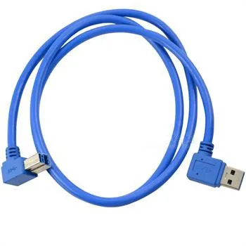 USB 3 0 Мужской слева изгиб к мужчине B правый локоть 90 градусов жесткий диск box