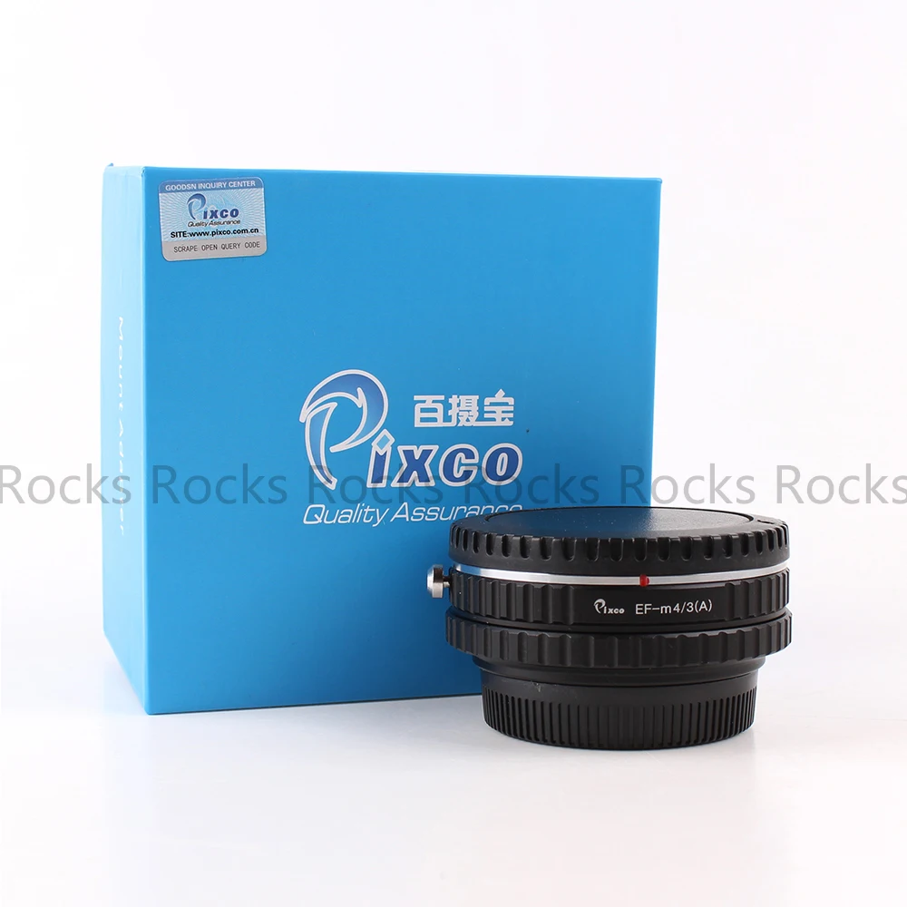 Pixco подходит для Canon EF EOS к Micro 4/3 Регулируемый фокусный редуктор диафрагмы