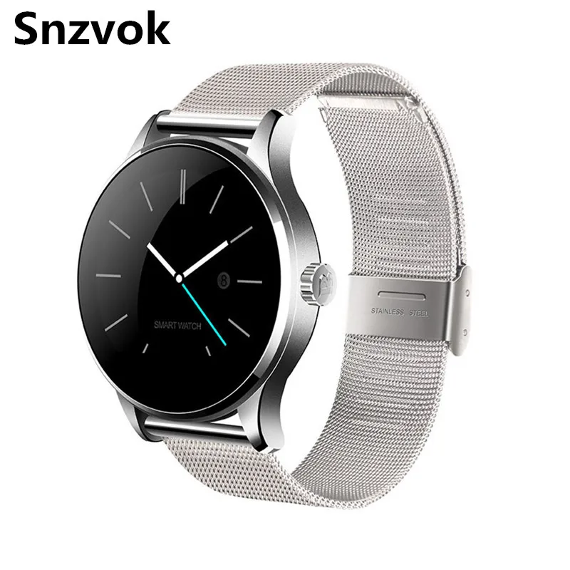 Snzvok smart watch k88h bluetooth смарт наручные часы пару часов для любителей heart rate monitor