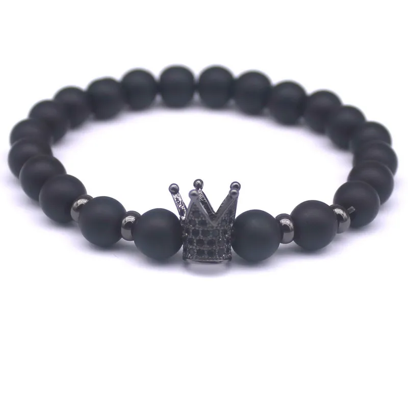 2017 модные черные очаровательные женские браслеты из натурального камня баничи с