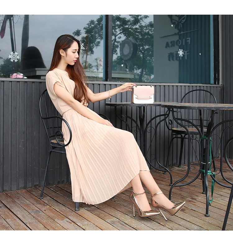 Новинка 2019 позолоченная и черная искусственная женская обувь большого размера