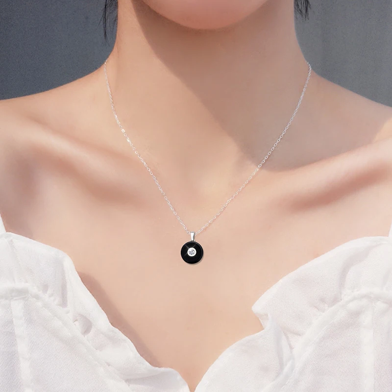 Женское ожерелье с подвеской ювелирное изделие золотистого цвета из нержавеющей