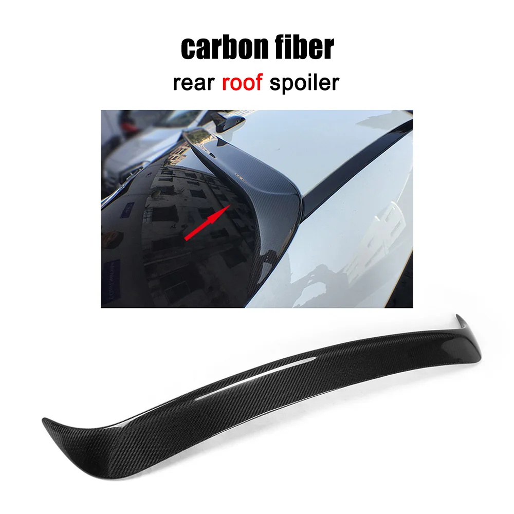 Roof Spoiler Carbon Задний багажник загрузки губы задняя крыша оконный спойлер крыло губы для Mercedes-Benz CL250 cl45 AMG C117 2013- углеродного волокна/FRP - Цвет: Roof Spoiler Carbon