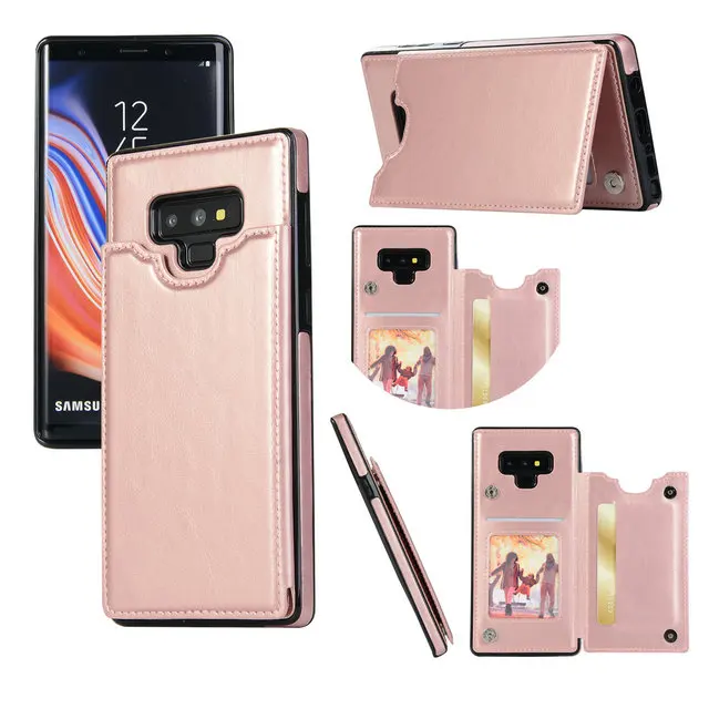 Роскошный кожаный чехол для samsung S9Plus чехол S10Plus Note9 чехол для Note 9 Galaxy S10 S9 S8 Etui для samsung Note 10 Plus чехол S10E