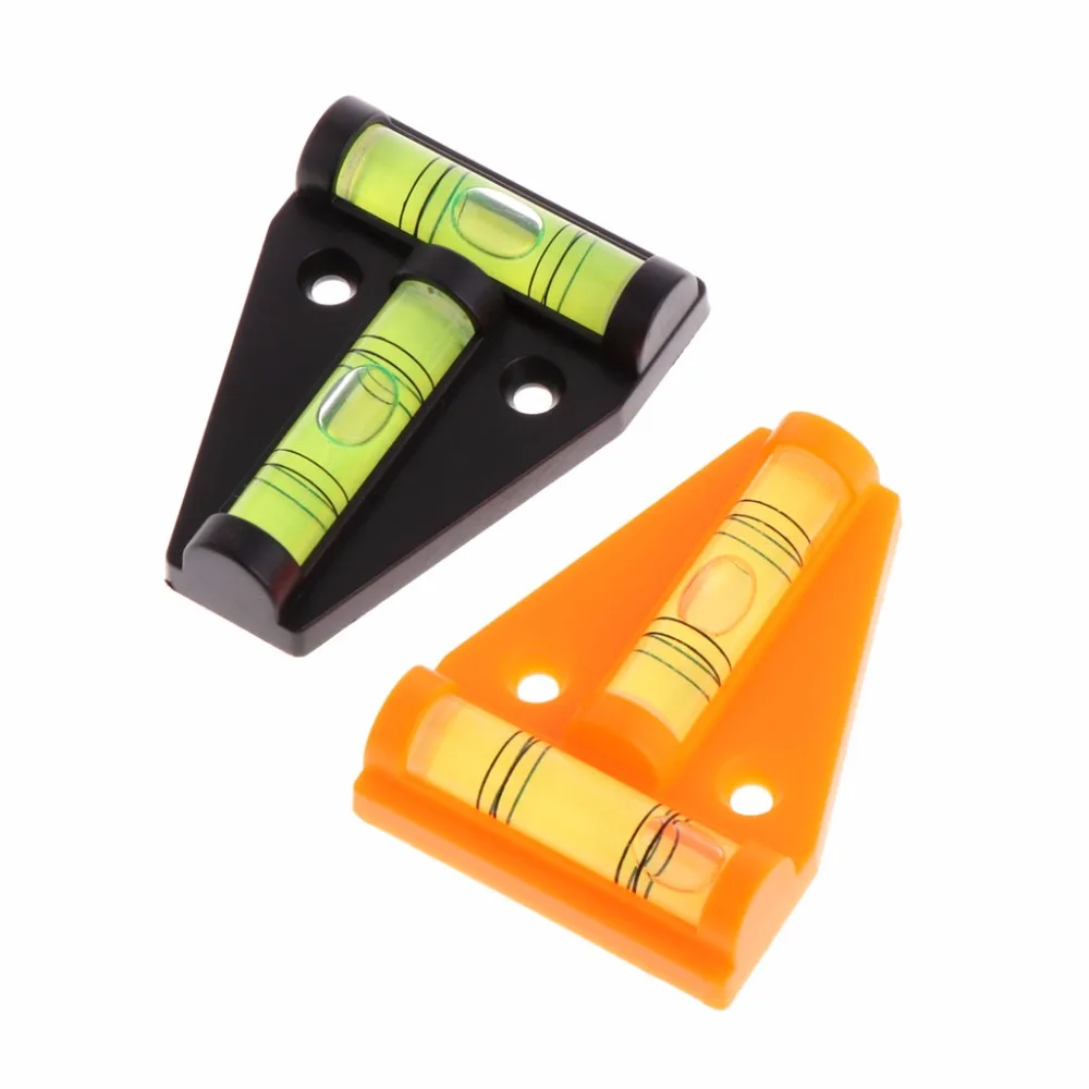 ANENG T Type Bubble Spirit Level Measuring Device Triangular Plastic Indicator Black/Orange | Инструменты