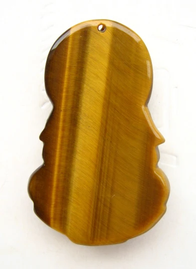 2pcs Chinese Hand-carved Tiger's Eye Gem Carving Guan-Yin Lucky pendants Amulet Neckalce very beautiful Free Shipping | Украшения и