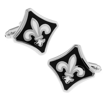 

Men Gift Cufflinks Wholesale&retail Black Color Copper Material Novelty Design