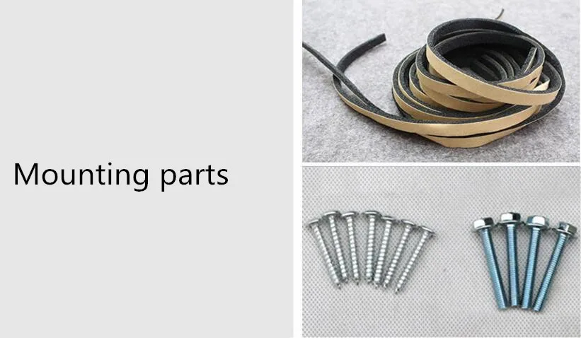 Высокое качество ABS Хромовая автомобильная пленка для передней панели + задние