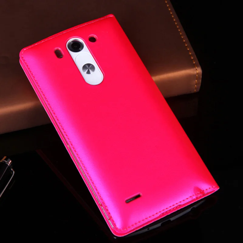 Умный флип-чехол кожаный чехол для телефона LG G3 G 3 D850 D851 D852 D855 LGG3 5,5 ''ударопрочный чехол с функцией быстрого ответа