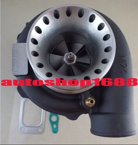GT35 GT3582-14 Черный a/r.70 T04E анти-всплеск a/r.82 T3 фланец 4 болта 400-500hp ТУРБОКОМПРЕССОР с