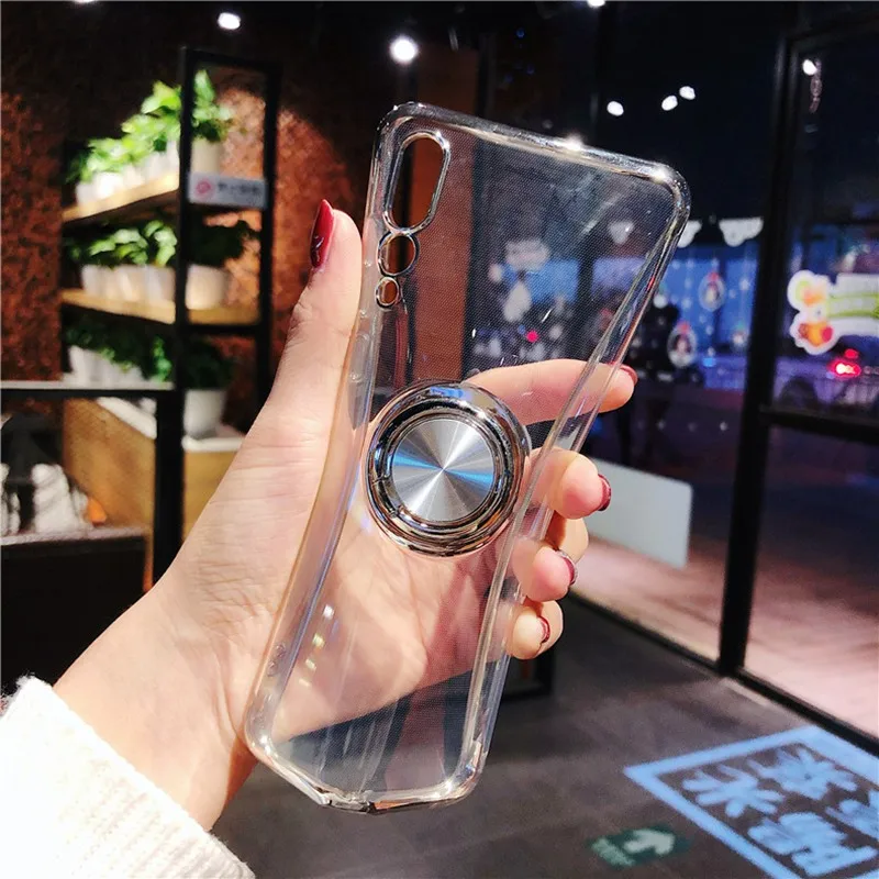 Чехол для Huawei p30 lite p20pro p10lite чехол с магнитным металлическим кольцом y9 2019 mate10 mate20 p20