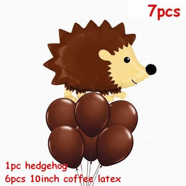 Большие джунгли Ежик лисий мех енота меховым воротником воздушные шары