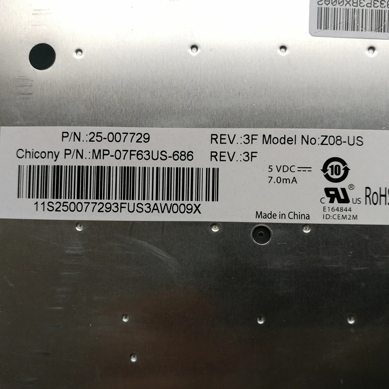 Новая клавиатура для ноутбука lenovo E43 E43G E46 E46A K46 E46L E43A E43L MP-07F63US-686 25007729 | Компьютеры и