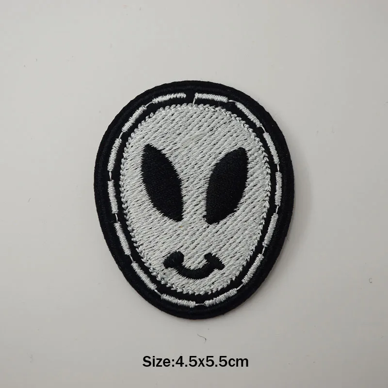 Нашивки Alien Space Eyes с вышивкой аппликация для шитья курток одежды наклейки значок