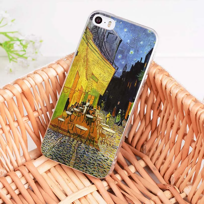 MaiYaCa Ван Гог Картина маслом тонкий сотовый Чехол для Apple iphone 11 pro 8 7 66S Plus X 5S SE XR XS MAX мобильных телефонов