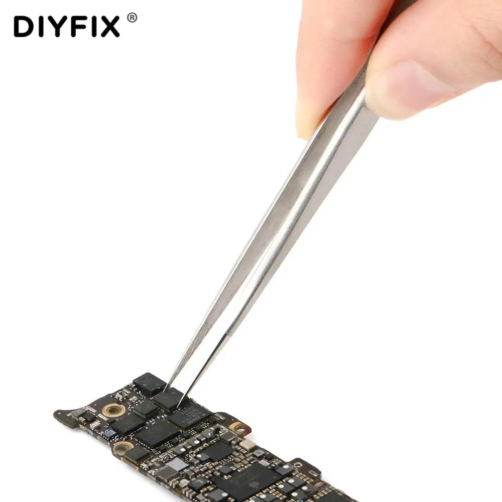 Пинцет для бровей DIYFIX инструмент наращивания накладных ресниц Пескоструйный из