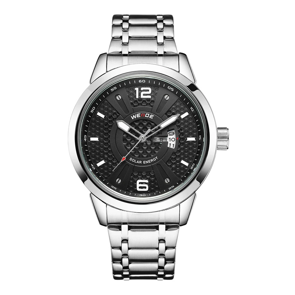 WEIDE спортивные солнечные энергии Move Мужские t мужские часы календарь золотые стальные деловые кварцевые часы Horlog Relojes Hombre Relogio Masculino