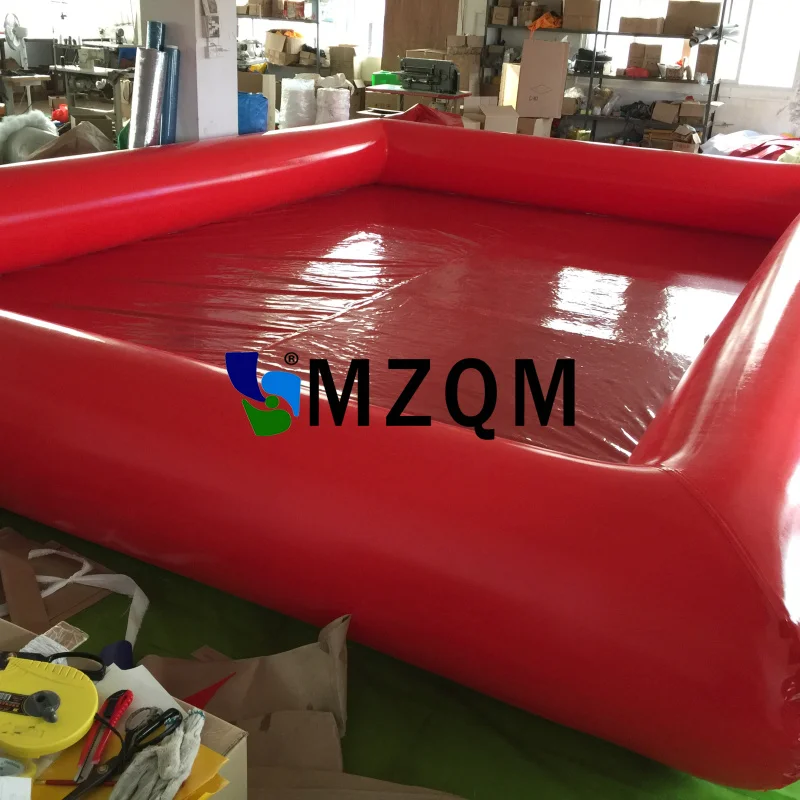 MZQM 6*5 м наружные надувные водные игры ПВХ брезент большой надувной бассейн для