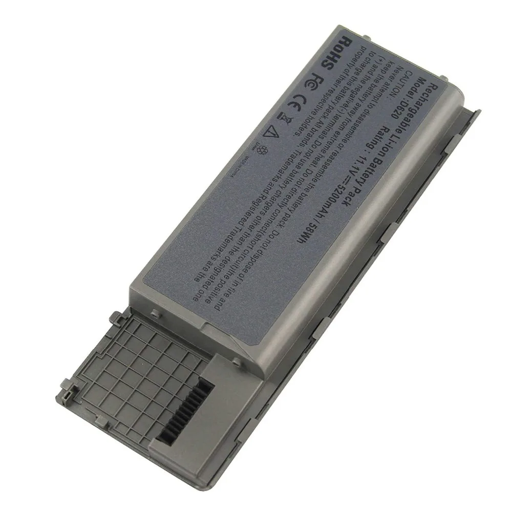 Аккумулятор для ноутбука Dell Latitude D620 D630 D631 M2300 KD491 KD492 KD494 KD495 NT379 PC764 PC765 PD685 RD300 TC030 6