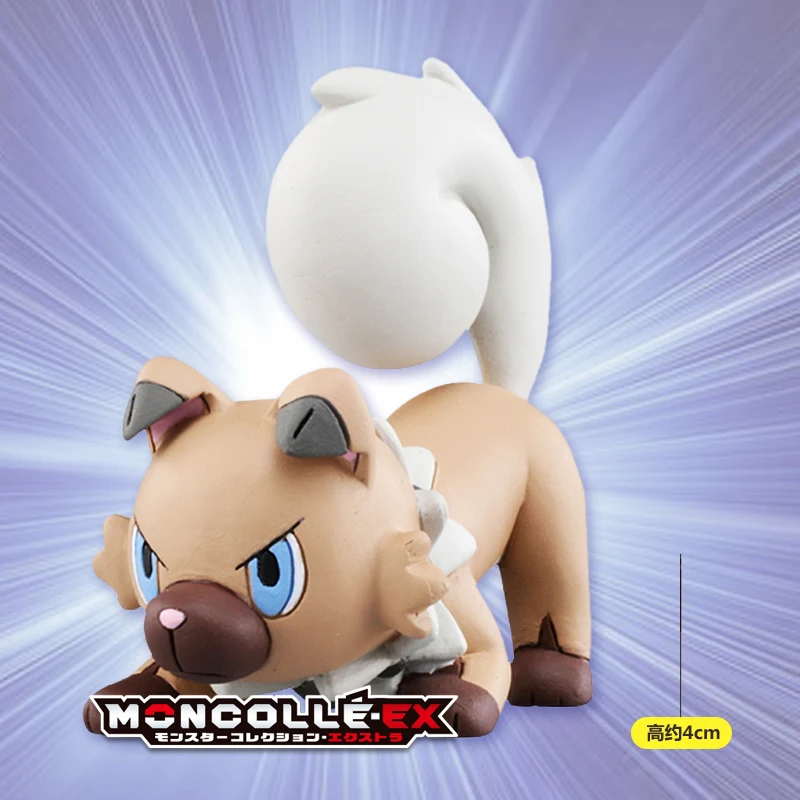 Takara Tomy Pokemon Moncolle-EX Sun Moon 4 см мини-игрушка Коллекция фигурка EMC05 Rockruff Новинка 968399 |
