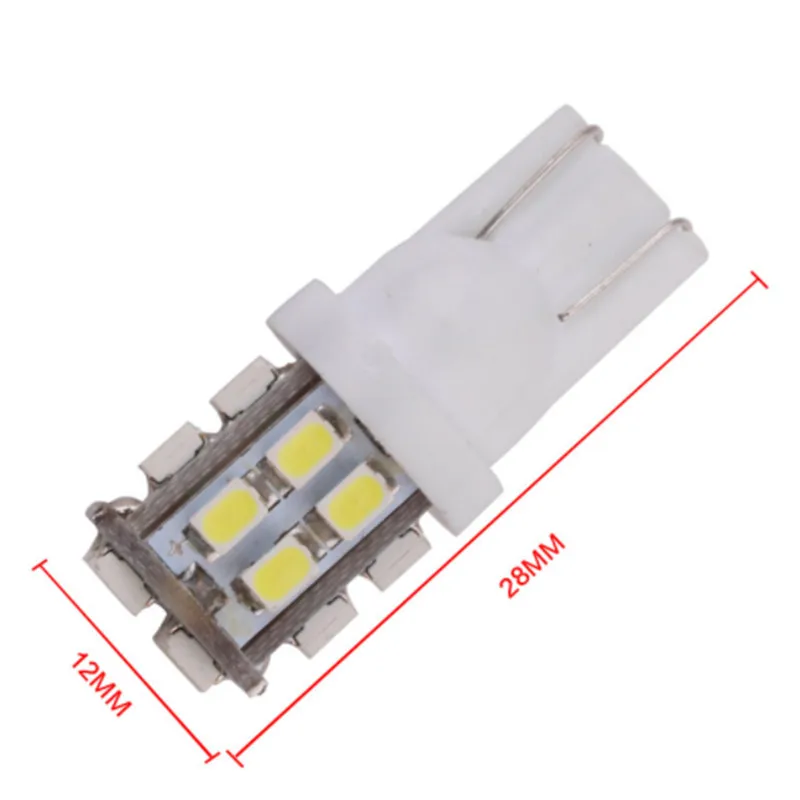 10x яркий T10 20SMD 1206 автомобильный клиновидный светодиодный светильник