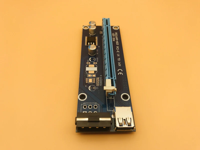Кабель питания VER006 Райзер PCIe PCI E 1X к 16X кабель с SATA на 4Pin IDE USB 3 0 для майнинга BTC Antminer
