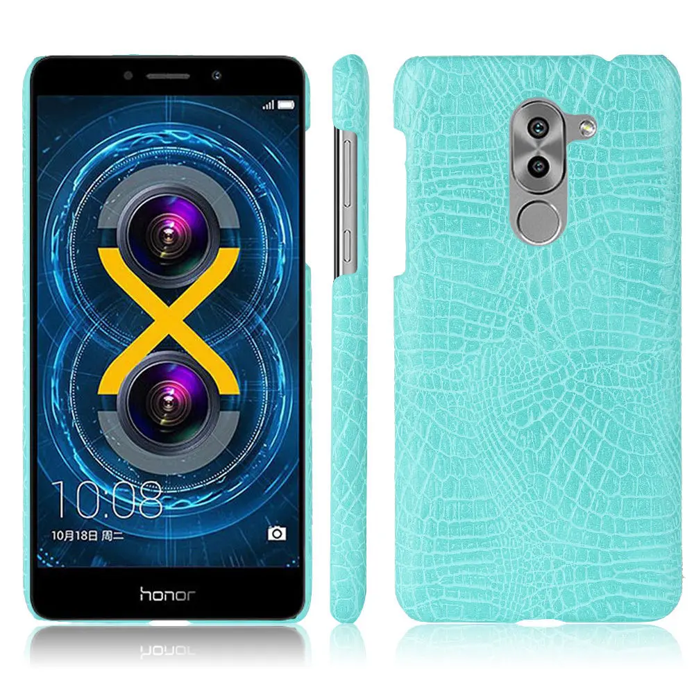 Чехол из крокодиловой кожи для Huawei Honor 6X X6 6 X BLN-L21 BLN-TL00 жесткий защитный чехол