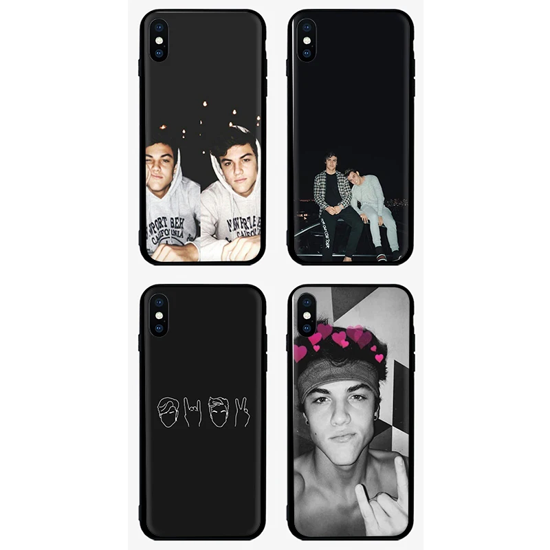 Мягкий чехол для телефона Dolan Twins iphone 12 Mini SE 2020 5 5S 6 6S Plus 7 8 X XR XS 11 Pro Max | Мобильные
