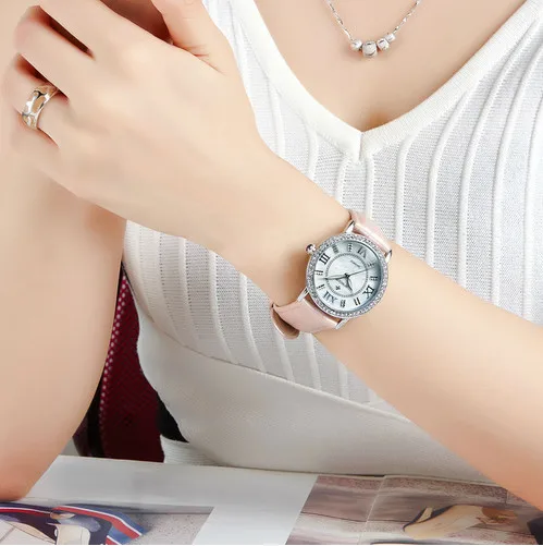 Аутентичные марка роскошные Швейцарские кварцевые женские часы не механические