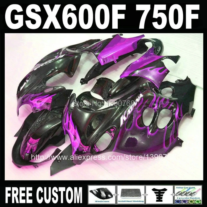 Комплект обтекателей для SUZUKI KATANA GSX600F 2003 2004 2005 2006 GSX750F 03 06 HM37|kit movie|kit twokit vans |